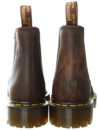 Dr. Martens Dr Martens Dark Brown Crazy Horse + Pu 2976 Bex Chelsea Boots 3 Dr. Martens Dr Martens Dark Brown Crazy Horse + Pu 2976 Bex Chelsea Boots - Image 3