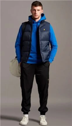 Lyle & Scott Dark Navy Wadded Gilet -Jack & Jones Store 26711 2