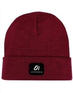 Oi Burgundy Thermal Beanie