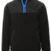 Nicce Black/ Royal Blue Westpoint 1/4 Zip Fleece