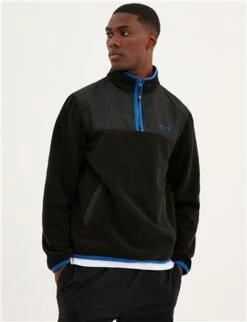 Nicce Black/ Royal Blue Westpoint 1/4 Zip Fleece -Jack & Jones Store 26744 3