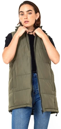 Noisy May Dusty Olive Aurora Gilet