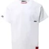 The Couture Club White Pocket T-Shirt With Neckline Interest