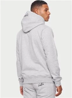 The Couture Club Grey Marl Slim Fit Hood With Circle Branded Logo -Jack & Jones Store 26776 2