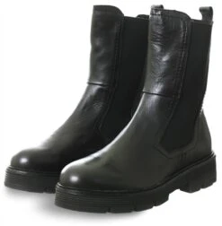 Marco Tozz Black Antic Chelsea Boots