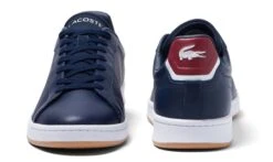 Lacoste Navy / Gum Carnaby Pro Leather Colour Contrast Trainers -Jack & Jones Store 26796 2