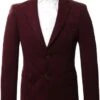 Alex & Turner Burgundy Marl Slim Fit Blazer