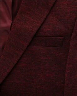 Alex & Turner Burgundy Marl Slim Fit Blazer -Jack & Jones Store 26815 2