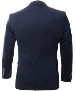 Alex & Turner Navy Tweed Slim Fit Blazer -Jack & Jones Store 26816 3