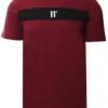 11 Degrees Pomegranate / Black Cut And Sew Short Sleeve T-Shirt