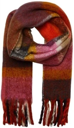 Pieces Rose Violet Alina Long Scarf -Jack & Jones Store 26843 2
