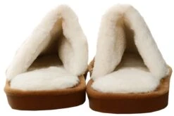 No Doubt Camel Slip On Fur Suede Slipper -Jack & Jones Store 26931 2