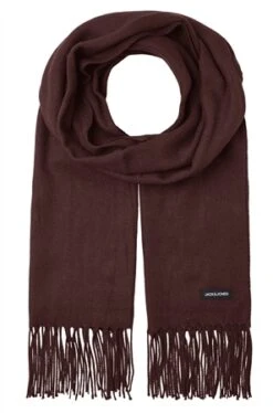 Jack & Jones Red / Port Royale Woven Scarf