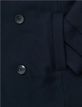 Tokyo Laundry Navy Indus Wool Look Tailored With Quilted Mock Coat 2 Tokyo Laundry Navy Indus Wool Look Tailored With Quilted Mock Coat - Image 2