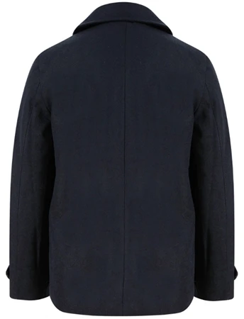 Tokyo Laundry Navy Indus Wool Look Tailored With Quilted Mock Coat 4 Tokyo Laundry Navy Indus Wool Look Tailored With Quilted Mock Coat - Image 4