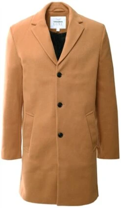 Threadbare Camel Tailored Coat