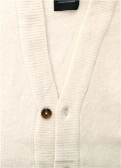 Only & Sons Antique White Tom Lifesolid Knit Cardigan -Jack & Jones Store 27021 2