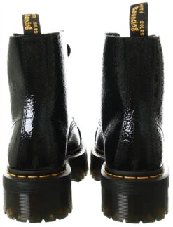 Dr. Martens Dr Martens Black Sinclair Distressed Patent Platform Boots -Jack & Jones Store 27027 2