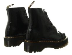 Dr. Martens Dr Martens Black Sinclair Distressed Patent Platform Boots -Jack & Jones Store 27027 3