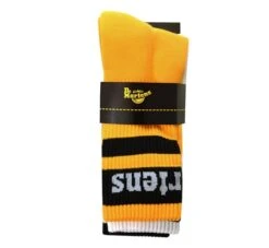 Dr. Martens Dr Martens Yellow / Black / White Athletic 3 Pack Socks