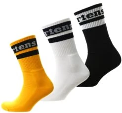 Dr. Martens Dr Martens Yellow / Black / White Athletic 3 Pack Socks -Jack & Jones Store 27030 3