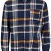 Jack & Jones Navy Rowen Junior Check Comfort Shirt