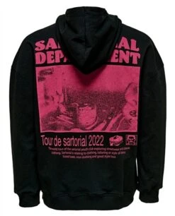 Only & Sons Black / Black Regular Fit Hoodie Sweatshirt -Jack & Jones Store 27062 3