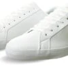 Lacoste White Lerond Leather Trainers