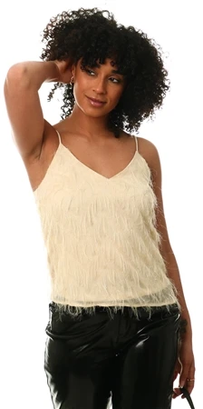 Veromoda Grey / Oyster Gray Regular Fit V-Neck Top