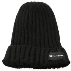 Champion Black Knitted Beanie