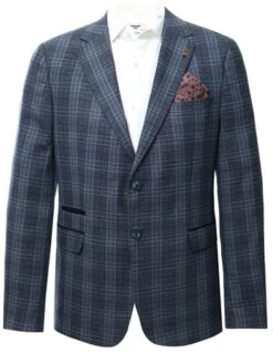 Fratelli Navy Check Blazer