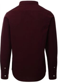 Brave Soul Burgundy Pompeii Button Shirt -Jack & Jones Store 27157 3
