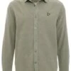 Lyle & Scott Khaki Smoke Fine Textured Shirt
