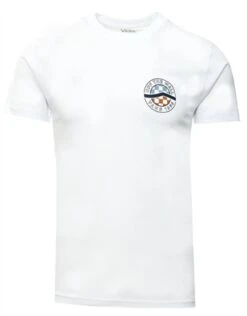 Vans White Circle Sidestripe Short Sleeve Tee