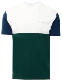 Bee Inspired White / Navy / Mid Green Cancelo T-Shirt