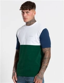 Bee Inspired White / Navy / Mid Green Cancelo T-Shirt -Jack & Jones Store 27247 3