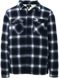 Threadbare Blue Check Venice Casual Shirt