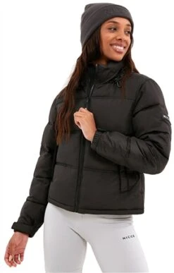 Nicce Black Drewe Puffer Jacket