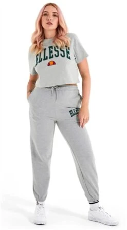 Ellesse Grey Marl Mondo Crop T-Shirt -Jack & Jones Store 27260 2