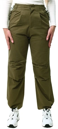 Vivichi Khaki Balloon Cargo Trousers With Toggle Detail