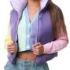 Only Lilac Richy Short Reversible Gilet