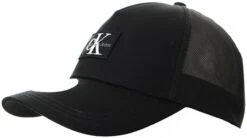 Calvin Klein Black Trucker Baseball Cap