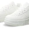 No Doubt White Chunky Sole Trainers