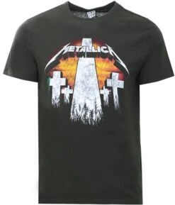 Amplified Charcoal Metallica Puppets Tee