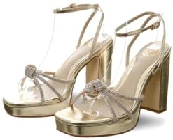 Dv8 Gold Ekin Su Heels