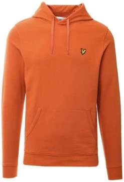 Lyle & Scott Victory Orange Pullover Hoodie