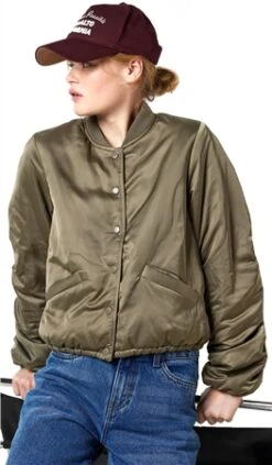 Noisy May Crocodile Tate Bomber Jacket