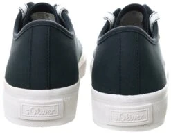 S.Oliver Navy Lace Flat Shoe -Jack & Jones Store 27409 2