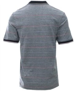 Jack & Jones Seaborne / Grey Regular Fit Striped Polo Shirt -Jack & Jones Store 27452 3