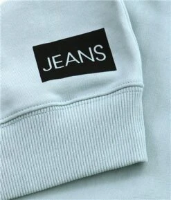 Calvin Klein Muted Aqua Junior Organic Cotton Logo Hoodie -Jack & Jones Store 27455 2